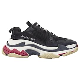 Balenciaga-Balenciaga Triple S mesh chunky sneaker-Black