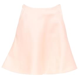 Balenciaga-Balenciaga silk crepe panelled Aline knee skirt-Pink