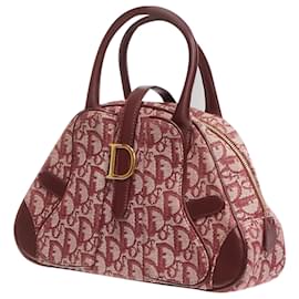 Dior-Christian Dior Galliano double saddle trotter monogram bag-Red