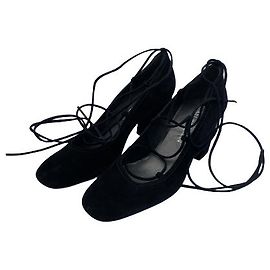 STUART WEITZMAN Tacchi T.US 8 Velluto Nero