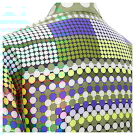 Versace-Versace Runway Tresor De La Mer Pop Dot silk Medusa shirt-Multiple colors