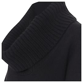 Alexander Mcqueen-Alexander McQueen angora blend ribbed turtleneck sweater-Black