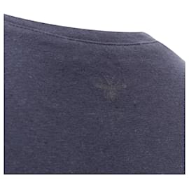 Dior-Christian Dior We Should All Be Feminists Washed Cotton Linen Tshirt-Blue,Navy blue