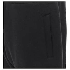 Bottega Veneta-Bottega Veneta cotton waist band heavy cotton wide leg sweat pants-Black