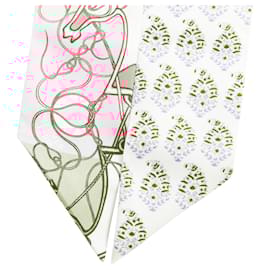Hermès-Hermes Coup De Fouet Au Bloc Twilly scarf-Pink