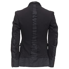 Comme Des Garcons-Comme Des Garcons Homme Plus black reprint docking blazer-Black