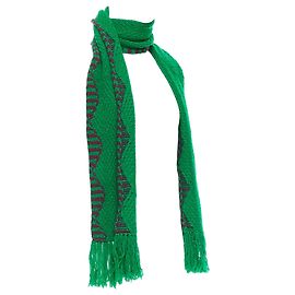 Sciarpa lunga in maglia Dries Van Noten Verde