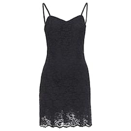 Dolce & Gabbana-Dolce & Gabbana KIM Cordonetto lace spaghetti strap slip dress-Black