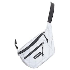 Balenciaga-Balenciaga Power Of Dreams M reflective nylon Explorer crossbody belt bag-Silvery,Metallic