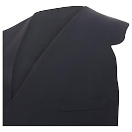 Raf Simons-Raf Simons wool v cut armhole waistcoat-Black