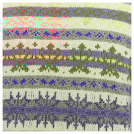 Dries Van Noten-Dries Van Noten striped fairisle shetland wool sweater-Multiple colors