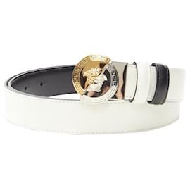 Versace-Versace Demi Medusa reversible buckle belt-Black