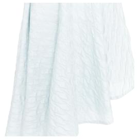 Dior-Christian Dior Raf Simons light diamond cloque asymmetric dress-Blue