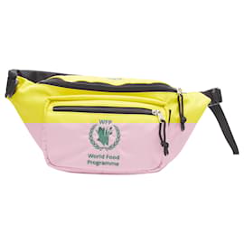 Balenciaga-Balenciaga Explorer Double Pack nylon crossbody waist bag-Yellow