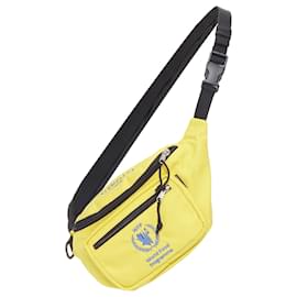 Balenciaga-Balenciaga Explorer Double Pack nylon crossbody waist bag-Yellow