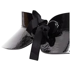 Louis Vuitton-Louis Vuitton Fetishes patent peplum corset belt-Black