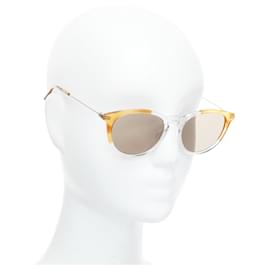 Gucci-Gucci GG1048S ombre frames squoval sunglasses-Brown