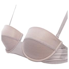 Gucci-Gucci Tom Ford mesh cut cup fashion bra-Grey