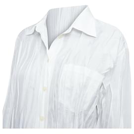 Issey Miyake-Issey Miyake Pleats Please plisse pocketed shirt-White