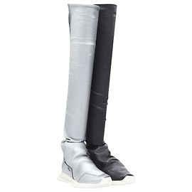 Rick Owens Runner stretch hi boot sneaker Black