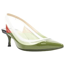 Christian Louboutin-Christian Louboutin Paulina escarpins à talon kitten en vernis-Rouge