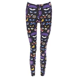 Fendi-Fendi Monster Bug Eye graphic print leggings-Black