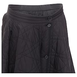Dior-Dior Macrocannage diamond quilted button front midi skirt-Black