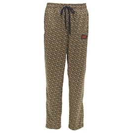 Burberry-Burberry Raine TB logo monogram patch jogger pants-Green,Khaki
