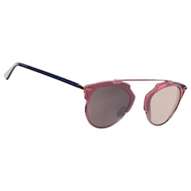 Dior-Dior SoReal NL3 metal bridge aviator sunglasses-Pink