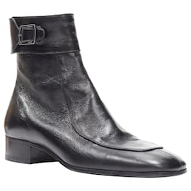 Saint Laurent-Saint Laurent Miles Age Bootie Baby Eighty square toe boot-Black