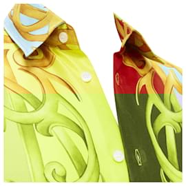 Versace-Versace Barocco Acanthus Pop Print Limited silk shirt-Multiple colors