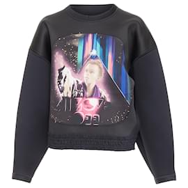 Balenciaga-Balenciaga Runway Egyptofunk scifi ruffle boxy scuba top-Black