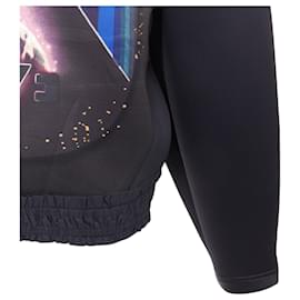 Balenciaga-Balenciaga Runway Egyptofunk scifi ruffle boxy scuba top-Black