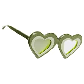 Linda Farrow-Linda Farrow Yazbukey Red heart Frame sunglasses-Red