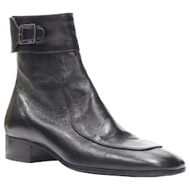 Saint Laurent-Saint Laurent Miles Age Bootie Baby Eighty square toe boot-Black
