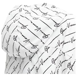 Versace-Jaqueta corta-vento Versace Gianni Signature-Branco