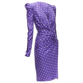Puff-Schulterkleid Alexandre Vauthier Lila