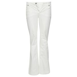 Bootcut-Jeans aus Jacquard-Denim mit Louis Vuitton Monogramm Weiß
