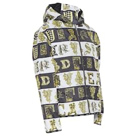 Versace-Versace Reversible Baroque Alphabet quilted jacket-Multiple colors