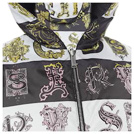 Versace-Jaqueta acolchoada reversível com alfabeto Barroco da Versace-Multicor