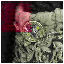 Chanel-Chanel Runway cashmere tweed 4 pockets cardigan-Red,Dark red