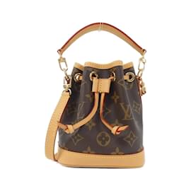 Louis Vuitton-Louis Vuitton Monogram Nano Noe Shoulder Bag-Brown,Monogram