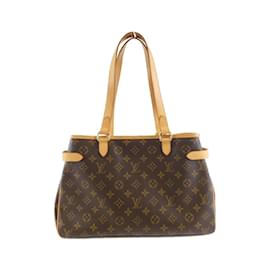 Louis Vuitton-Louis Vuitton Monogram Batignolles Horizontal Handbag-Brown,Monogram