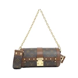 Louis Vuitton-Louis Vuitton Monogram Papillon Trunk M57835 Shoulder Bag-Brown,Monogram