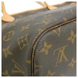 Louis Vuitton-Louis Vuitton Monogram Neverfull MM Handbag-Brown,Monogram