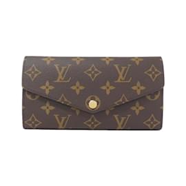 Louis Vuitton-Louis Vuitton Monogram Portefeuille Sarah M62234 Wallet-Brown,Fuschia,Monogram