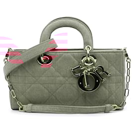 Dior-Dior Pink Medium Denim Macrocannage Lady D Joy-Pink