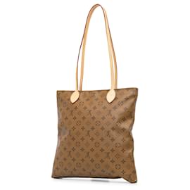 Louis Vuitton-Louis Vuitton Brown Monogram Reverse VHS Tape Carry It-Brown
