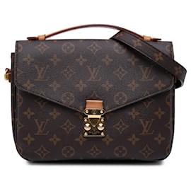 Louis Vuitton-Louis Vuitton Brown Monogram Pochette Metis-Brown