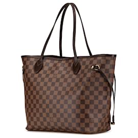 Louis Vuitton-Louis Vuitton Brown Damier Ebene Neverfull MM-Brown